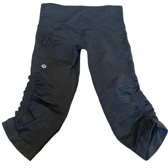 Lululemon In the Flow II Crop Ruched Pants Size 4 - Picture 5 of 9